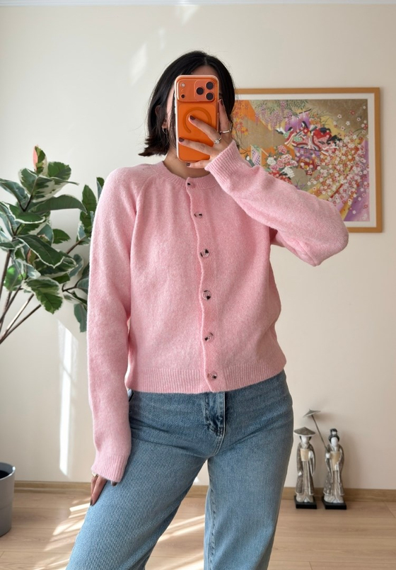 Basic Yumoş Hırka Pembe