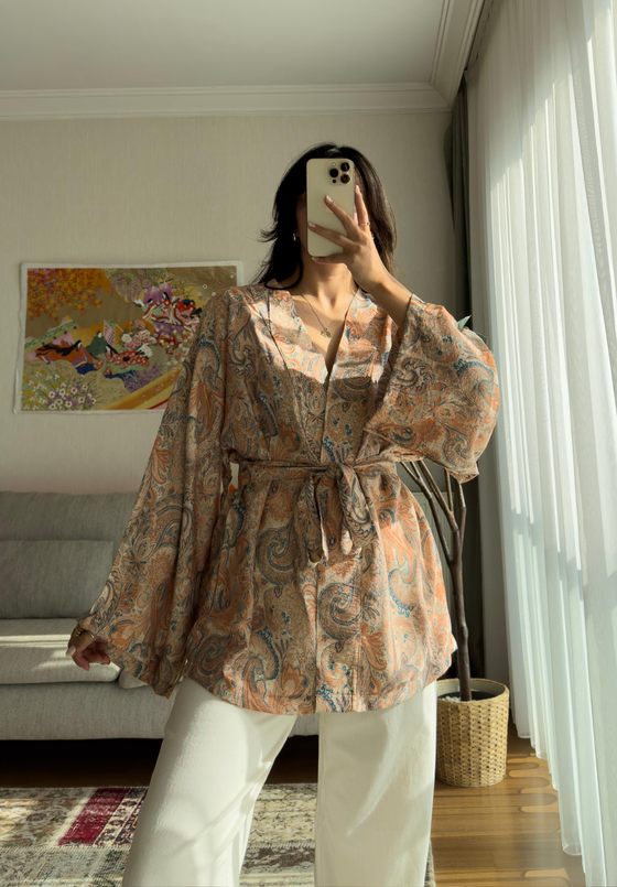 Eido Desenli Kimono Roz