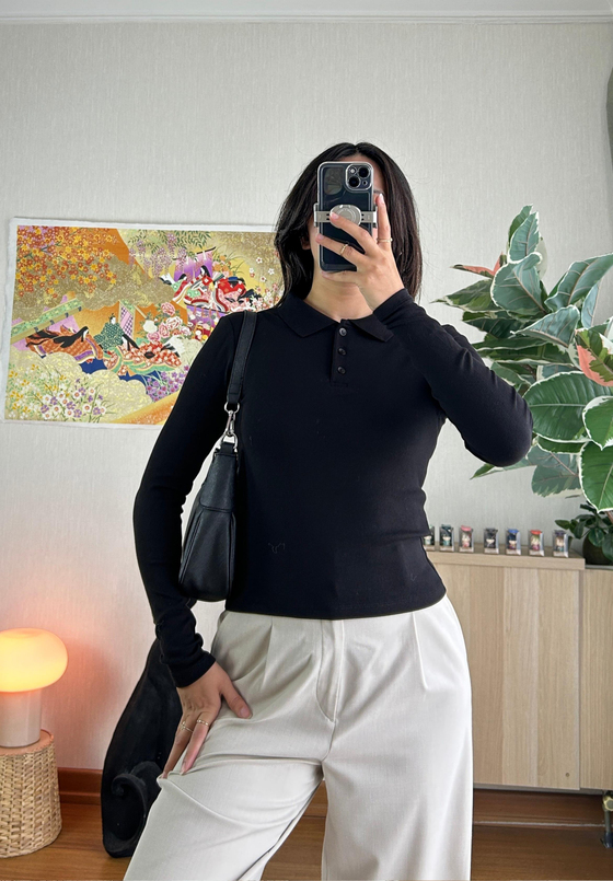 Kiara Polo Yaka Body Siyah