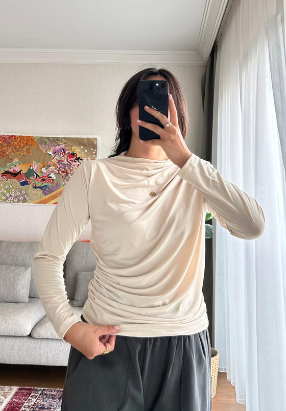 Nagi Drape Detaylı Body Bej