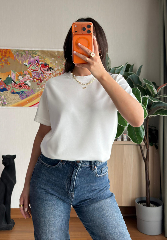 Oys Basic T-Shirt Beyaz