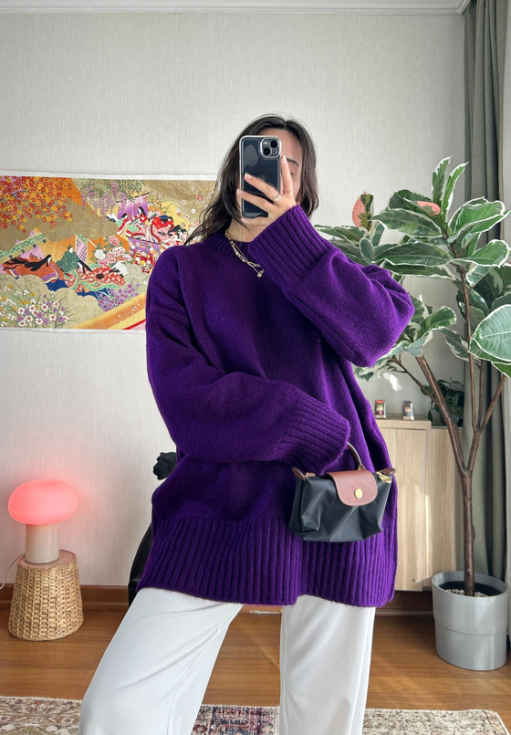 Airi Oversize Vintage Kazak Mor