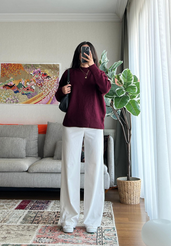 Aisna Pinterest Kazak Bordo