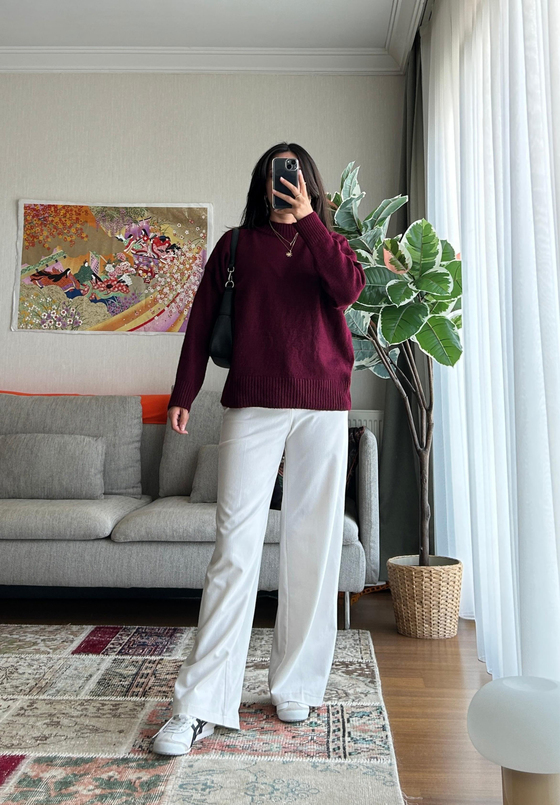 Aisna Pinterest Kazak Bordo