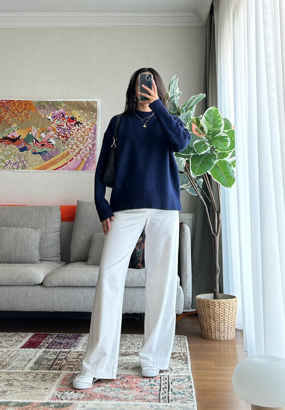 Aisna Pinterest Kazak Lacivert