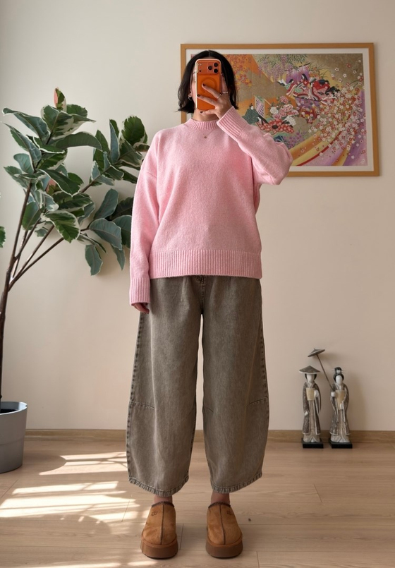 Basic Yumoş Pinterest Kazak Pembe