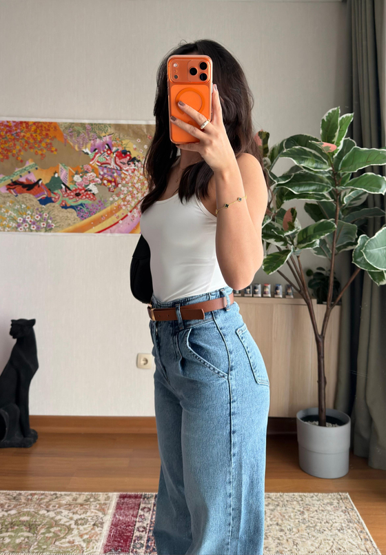 Benika Basic Askılı Atlet Beyaz