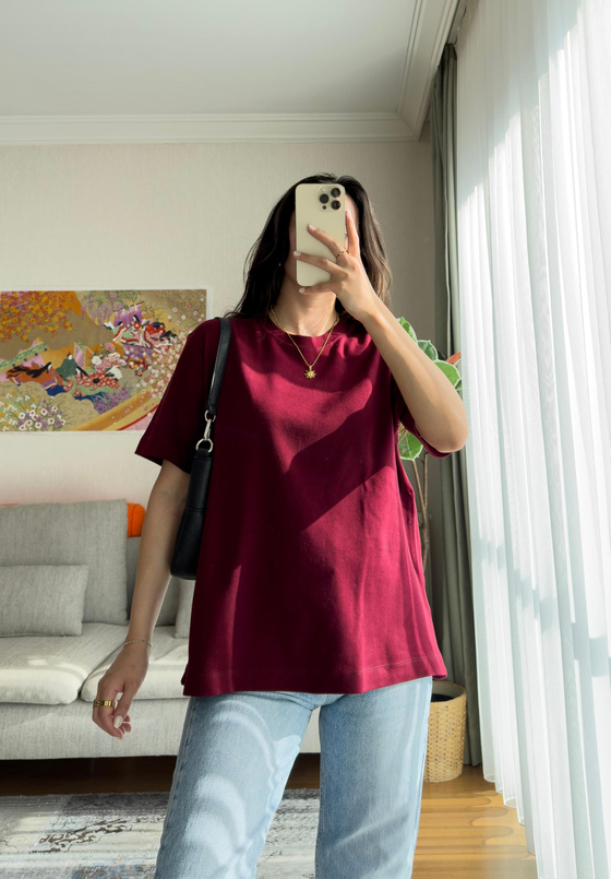 CS Basic T-Shirt Bordo
