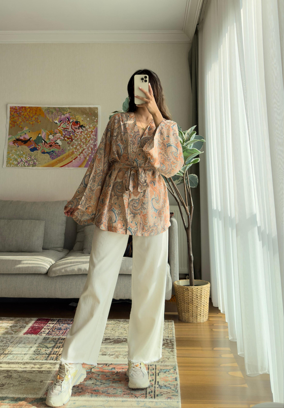 Eido Desenli Kimono Roz