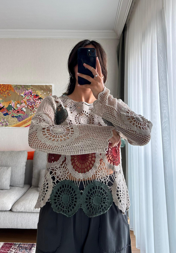 Fumika Örgü Bluz