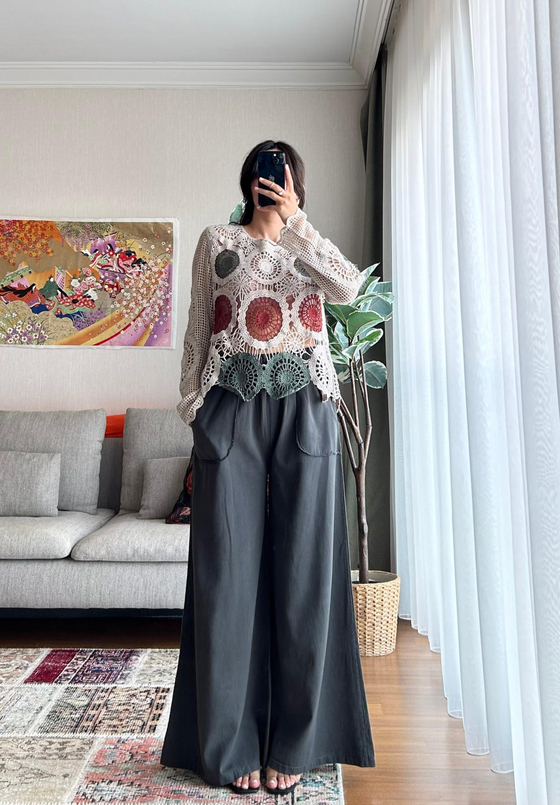Fumika Örgü Bluz