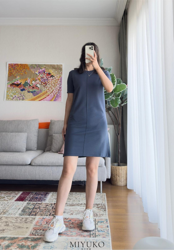 Hıtoe Basic Elbise Füme