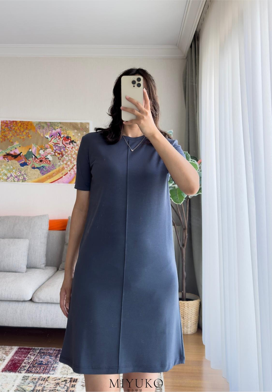 Hıtoe Basic Elbise Füme