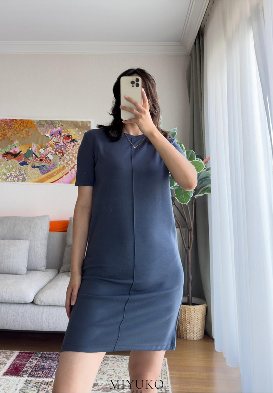 Hıtoe Basic Elbise Füme