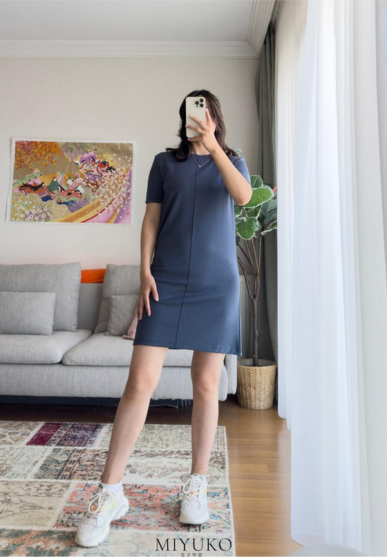 Hıtoe Basic Elbise Füme