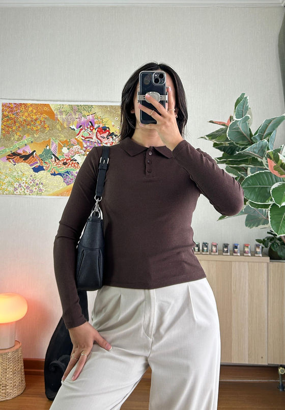 Kiara Polo Yaka Body Kahve