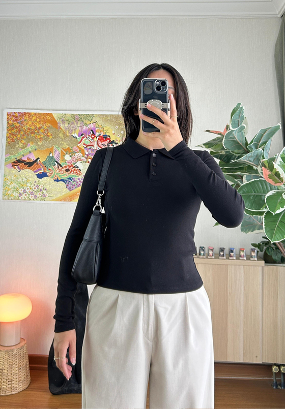 Kiara Polo Yaka Body Siyah