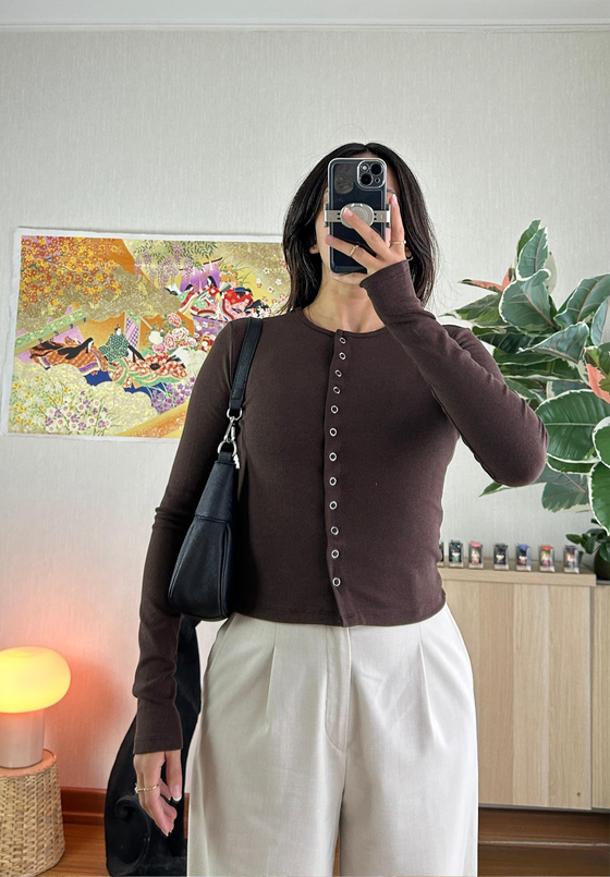 Kimora Önü Cırtlı Body Kahve