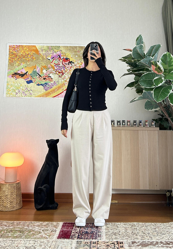 Kimora Önü Cırtlı Body Siyah