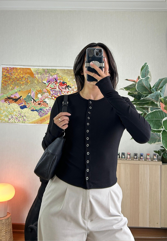 Kimora Önü Cırtlı Body Siyah