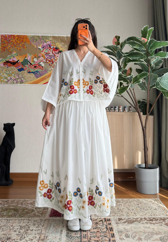 Kougi İşlemeli Takım 
