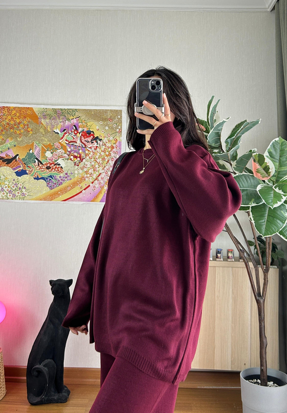 Mirai Basic Triko Takım Bordo