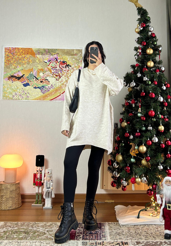 Mirua Basic Oversize Triko Kazak Bej