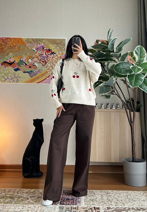 Miruka Kiraz Desenli Pinterest Kazak