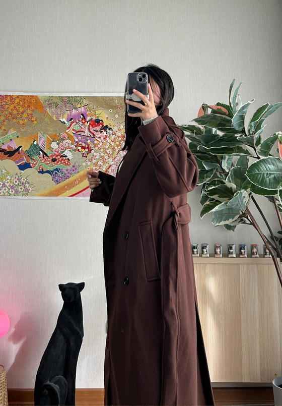 Mizuki Kaşe Kaban Kahve 