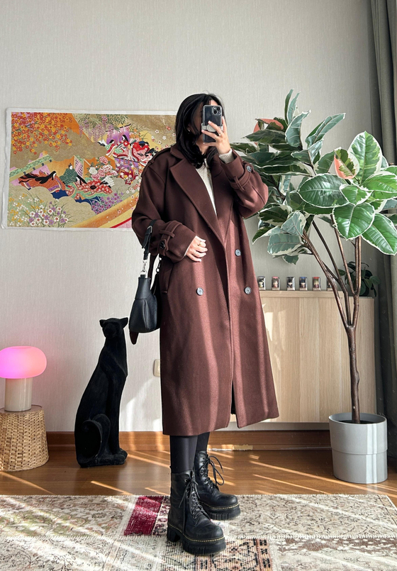 Mizuki Kaşe Kaban Kahve 