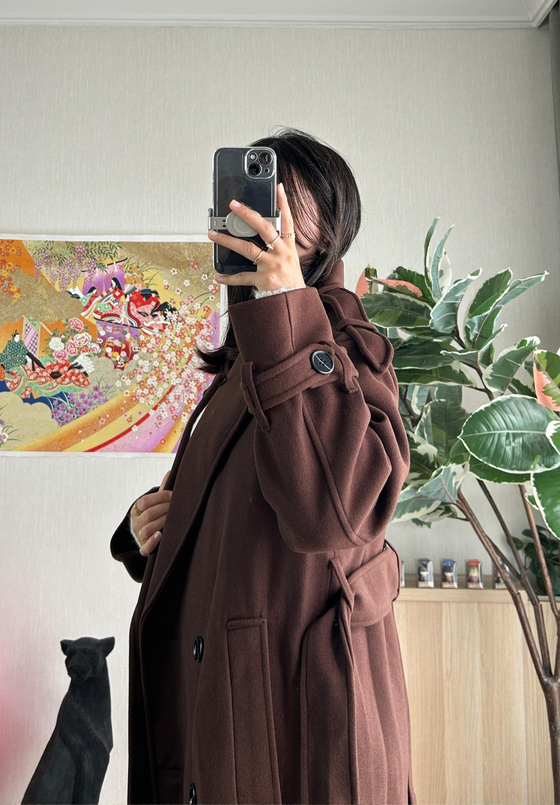 Mizuki Kaşe Kaban Kahve 