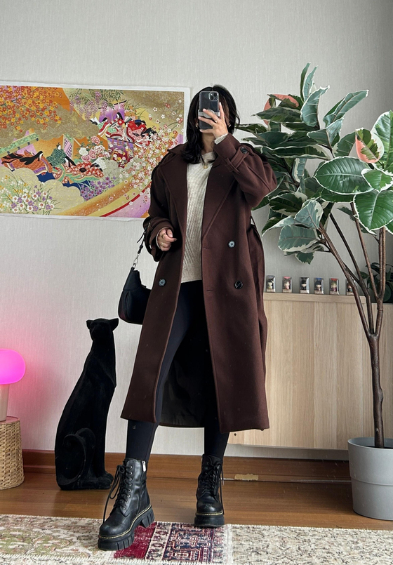 Mizuki Kaşe Kaban Kahve 
