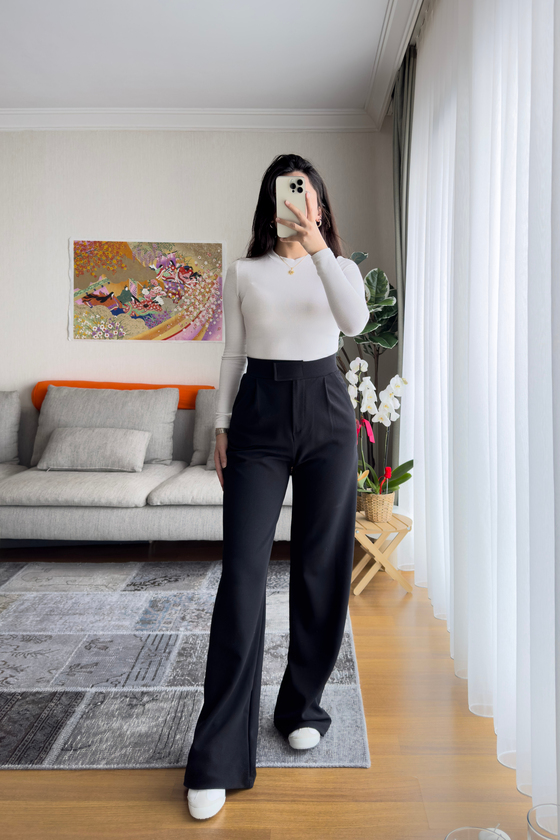 Os Parmak Geçmeli Body Ekru