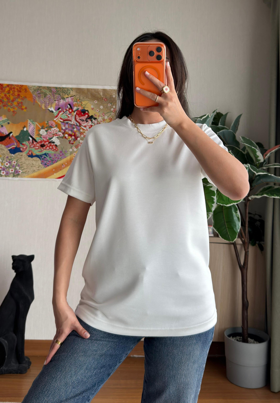 Oys Basic T-Shirt Beyaz