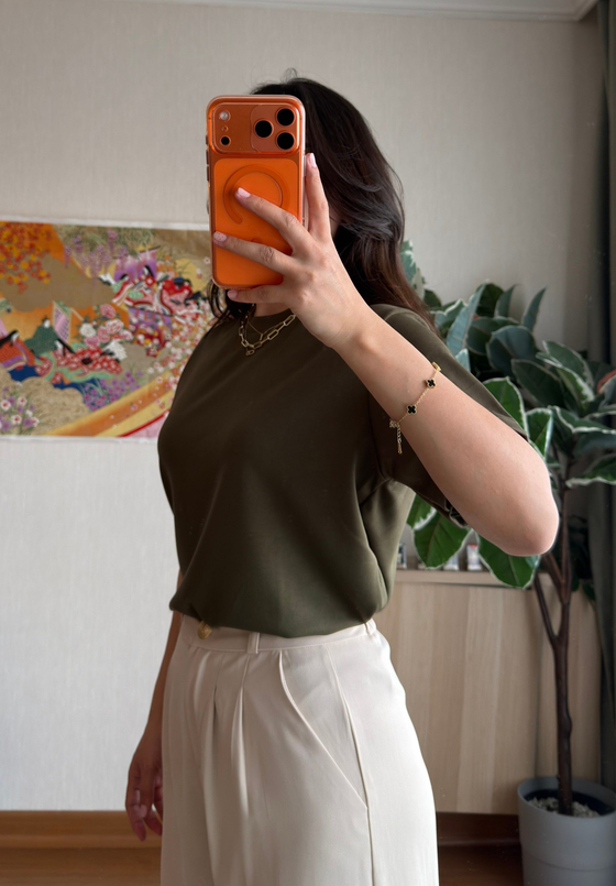 Oys Basic T-Shirt Haki