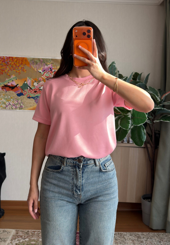 Oys Basic T-Shirt Pudra