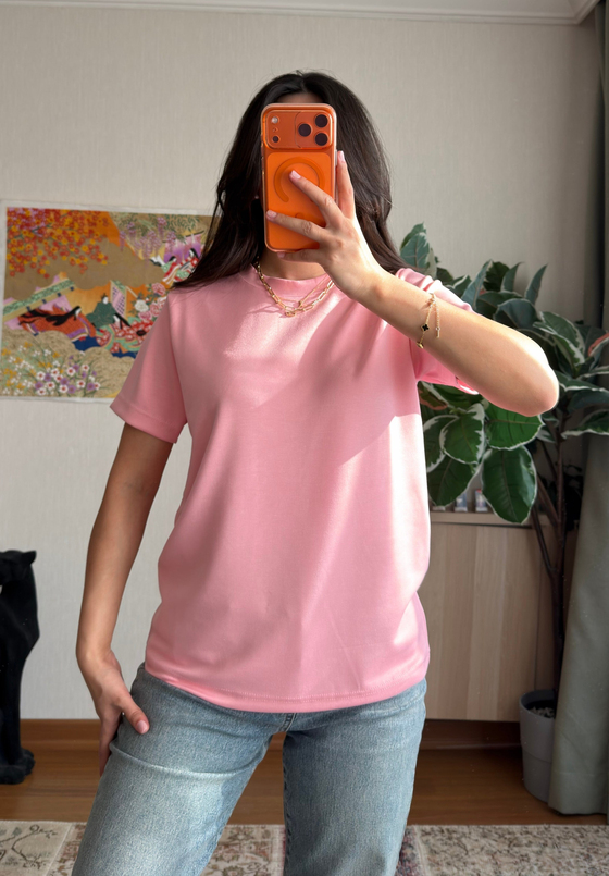 Oys Basic T-Shirt Pudra