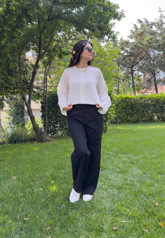 Sayaka Dantel Detay Gömlek