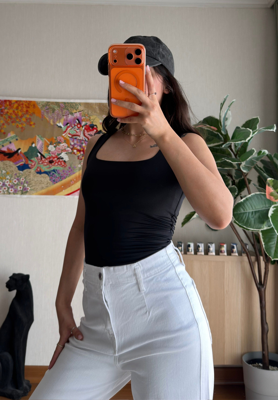 Shie Kare Yaka Body Siyah