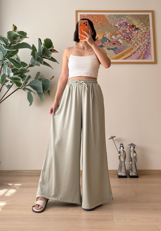 Utame Cepli Modal Pantolon Ç.Yeşil