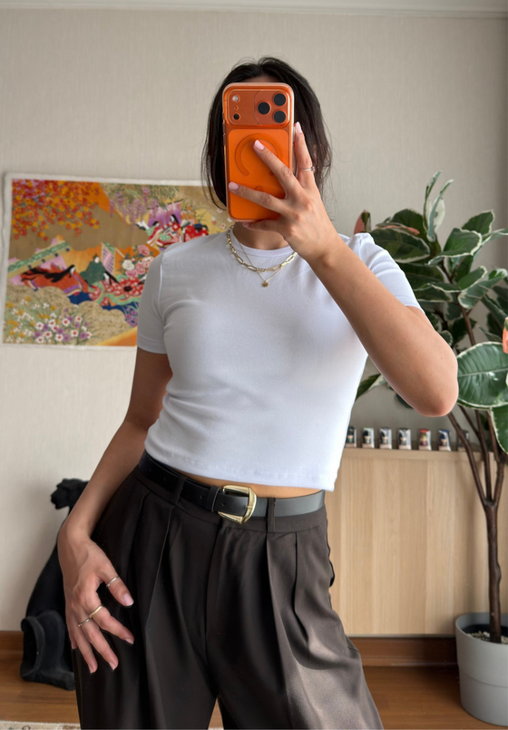 Yoko Basic Fit T-Shirt Beyaz