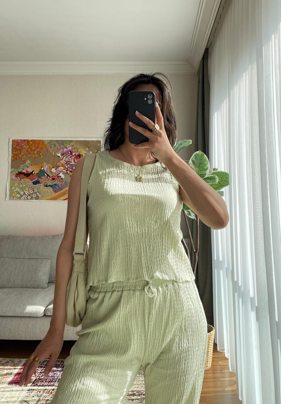Yuka Kolsuz Bluz Mint