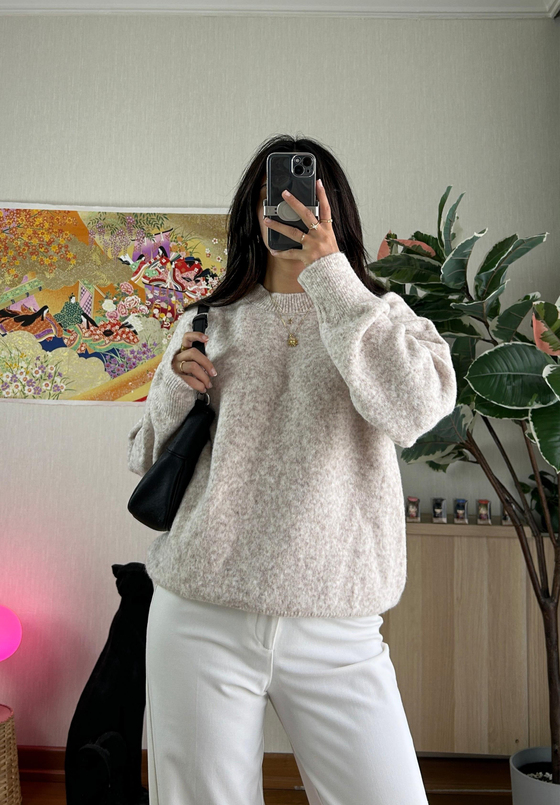 Yurika Oversize kazak Vizon