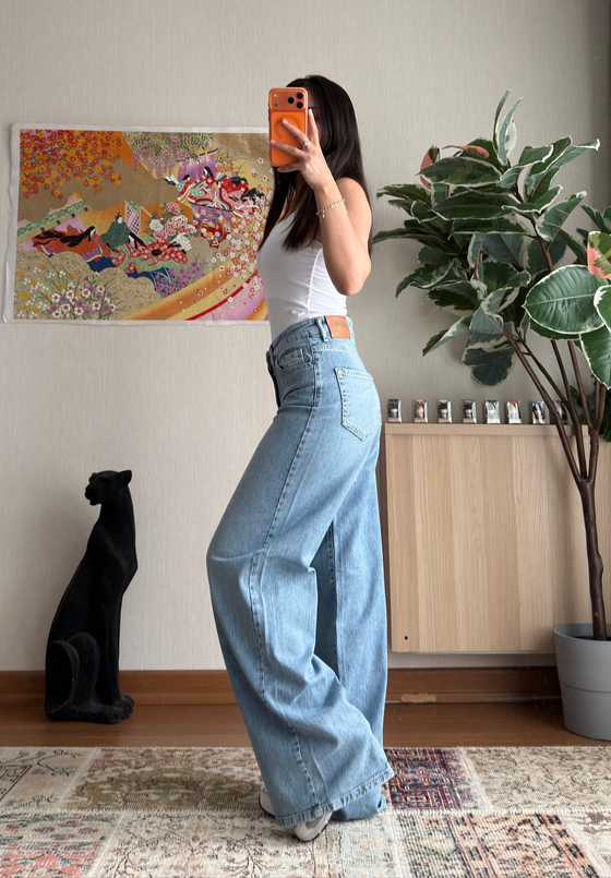 Yusi Loose Uzun Jean 
