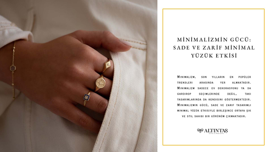 minimal yüzük