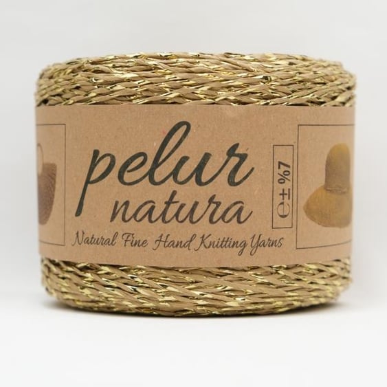 250 Gram Naturel Simli Kağıt İp No: 403