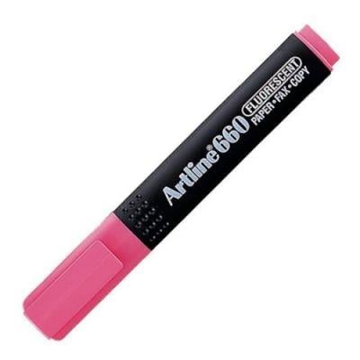 Artline 660 Fosforlu Kalem Pastel Pembe
