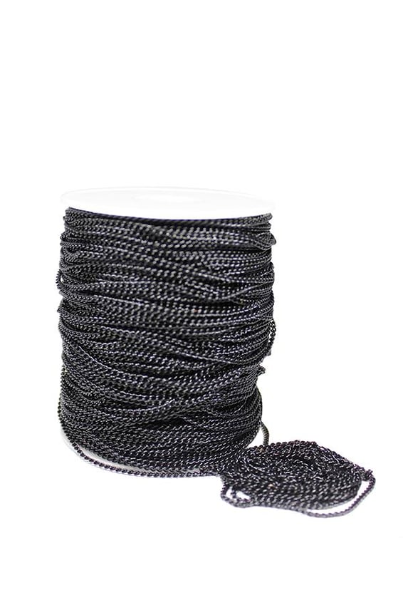 Metal Zincir 4 mm Siyah 3 Metre Model-01
