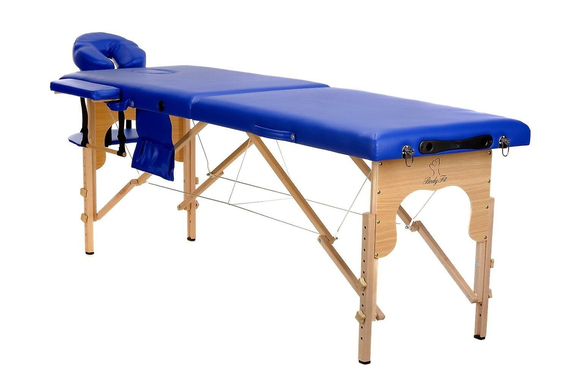 MAXİ Katlanabilir Ahşap Masaj Masası,
Çanta Tipi Masaj ve Tedavi Yatağı Mavi