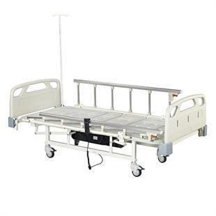 2 Motorlu Elektrikli Hasta Karyolası Alüminyum Korkuluklu Lineer Motor G-201